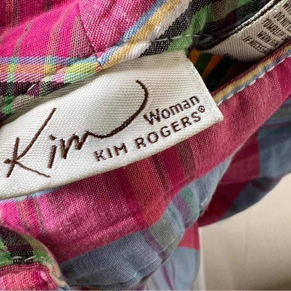KIM ROGERS Plaid Shorts - Picture 2 of 6